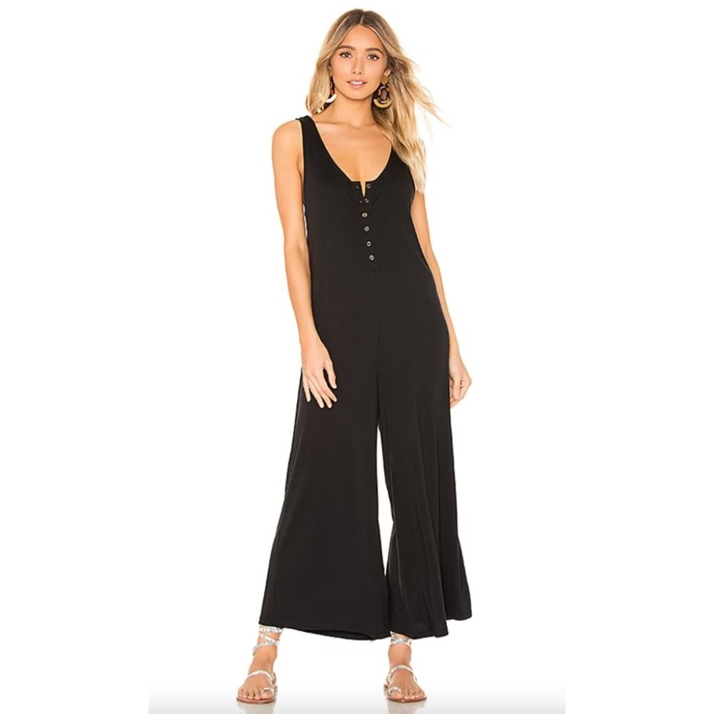 L*Space Womens Gloria Jumpsuit In Black Size S/P